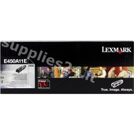 ORIGINAL Lexmark toner nero E450A11E ~6000 PAGINE in vendita su tonersshop.it