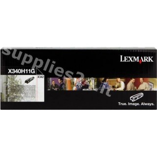 ORIGINAL Lexmark toner nero X340H11G ~6000 PAGINE in vendita su tonersshop.it