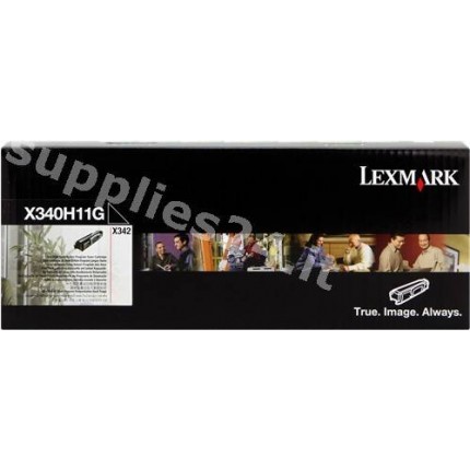 ORIGINAL Lexmark toner nero X340H11G ~6000 PAGINE in vendita su tonersshop.it