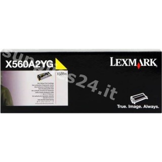 ORIGINAL Lexmark toner giallo X560A2YG ~4000 PAGINE in vendita su tonersshop.it