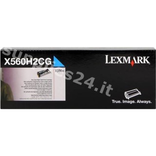 ORIGINAL Lexmark toner ciano X560H2CG ~10000 PAGINE in vendita su tonersshop.it