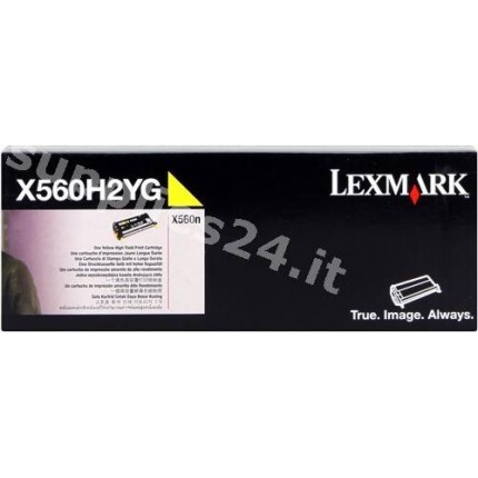 ORIGINAL Lexmark toner giallo X560H2YG ~10000 PAGINE in vendita su tonersshop.it