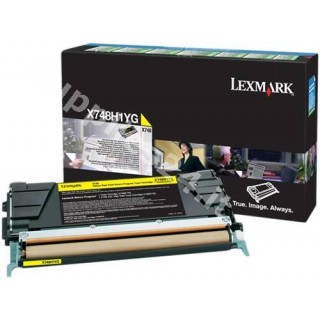 ORIGINAL Lexmark toner giallo X748H1YG X748 ~10000 PAGINE cartuccia di stampa riutilizzabile in vendita su tonersshop.it