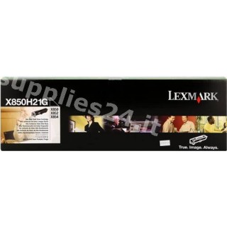 ORIGINAL Lexmark toner nero X850H21G ~30000 PAGINE in vendita su tonersshop.it