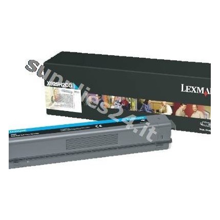 ORIGINAL Lexmark toner ciano X925H2CG X925 ~7500 PAGINE cartuccia di stampa regolare in vendita su tonersshop.it