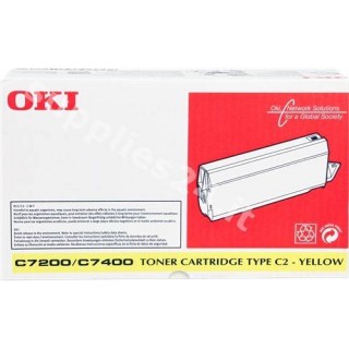 ORIGINAL OKI toner giallo 41304209 Typ C2 gelb ~10000 PAGINE in vendita su tonersshop.it