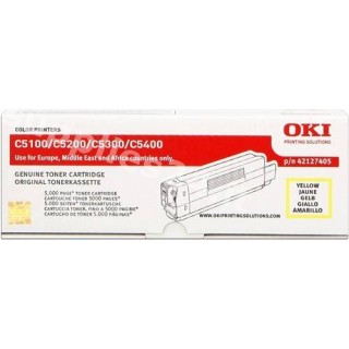 ORIGINAL OKI toner giallo 42127405 Type C6y ~5000 PAGINE in vendita su tonersshop.it