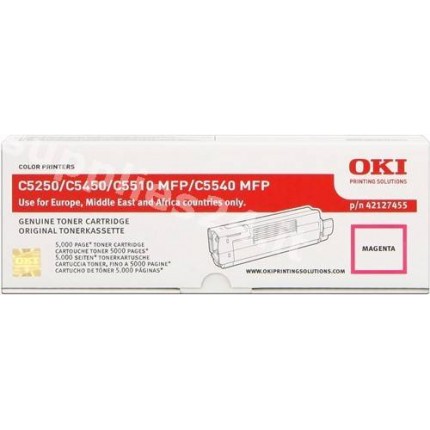 ORIGINAL OKI toner magenta 42127455 ~5000 PAGINE in vendita su tonersshop.it