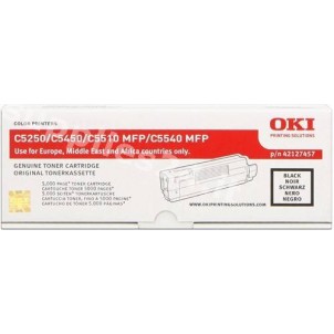 ORIGINAL OKI toner nero 42127457 ~5000 PAGINE in vendita su tonersshop.it