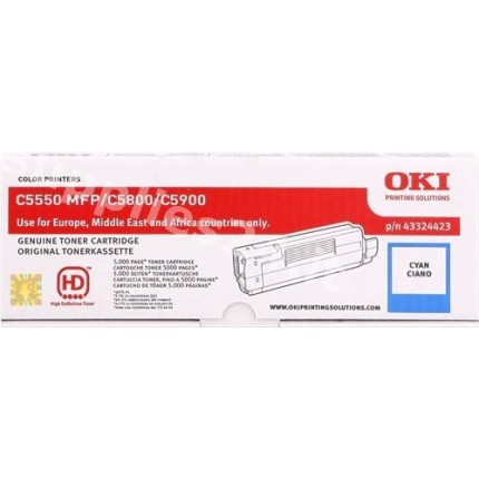 ORIGINAL OKI toner ciano 43324423 ~5000 PAGINE in vendita su tonersshop.it