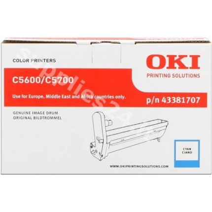 ORIGINAL OKI Tamburo ciano 43381707 ~20000 PAGINE in vendita su tonersshop.it