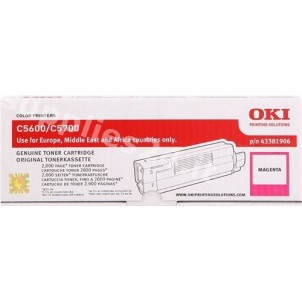 ORIGINAL OKI toner magenta 43381906 ~2000 PAGINE in vendita su tonersshop.it