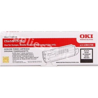 ORIGINAL OKI toner nero 43865708 ~8000 PAGINE in vendita su tonersshop.it