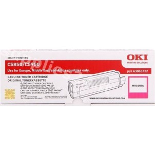 ORIGINAL OKI toner magenta 43865722 ~6000 PAGINE in vendita su tonersshop.it