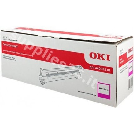 ORIGINAL OKI Tamburo magenta 44035518 C910 ~20000 PAGINE in vendita su tonersshop.it