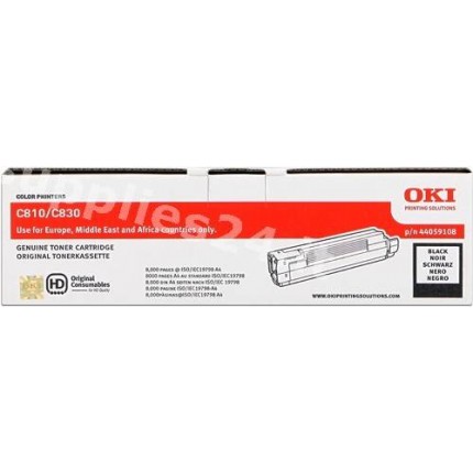 ORIGINAL OKI toner nero 44059108 ~8000 PAGINE in vendita su tonersshop.it