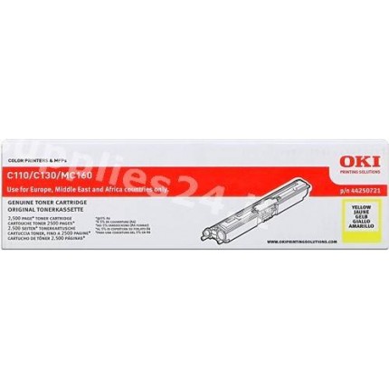 ORIGINAL OKI toner giallo 44250721 ~2500 PAGINE in vendita su tonersshop.it