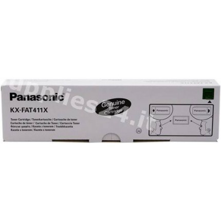 ORIGINAL Panasonic toner nero KX-FAT411X ~2000 PAGINE in vendita su tonersshop.it