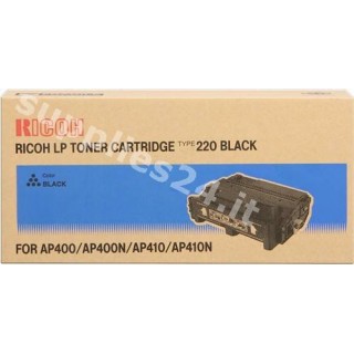ORIGINAL Ricoh toner nero 400943 403180 / Typ 220 407002 / 403057 in vendita su tonersshop.it