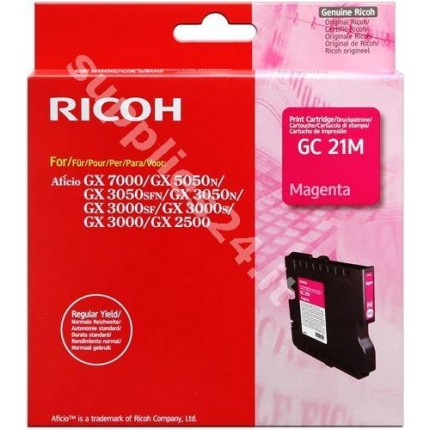 ORIGINAL Ricoh cartuccia magenta 405534 405542 / GC-21M ~1000 PAGINE capacit? normale in vendita su tonersshop.it