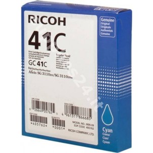 ORIGINAL Ricoh cartuccia ciano 405762 GC 41 c ~2200 PAGINE in vendita su tonersshop.it