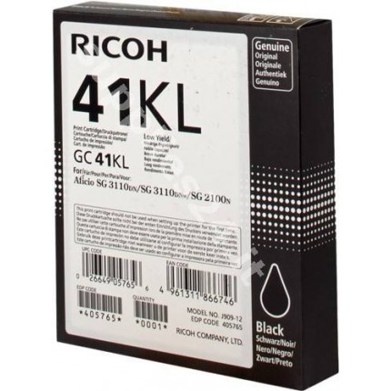 ORIGINAL Ricoh cartuccia nero 405765 GC 41 bkl ~600 PAGINE in vendita su tonersshop.it