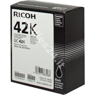 ORIGINAL Ricoh cartuccia nero 405836 GC 42 bk ~10000 PAGINE in vendita su tonersshop.it
