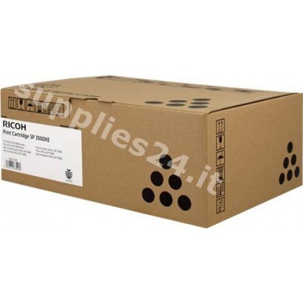 ORIGINAL Ricoh toner nero 406990 SP 3500XE ~6400 PAGINE in vendita su tonersshop.it