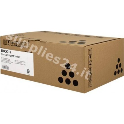 ORIGINAL Ricoh toner nero 406990 SP 3500XE ~6400 PAGINE in vendita su tonersshop.it