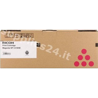 ORIGINAL Ricoh toner magenta 407636 406481 / SPC-310m ~6000 PAGINE alta capacit? in vendita su tonersshop.it