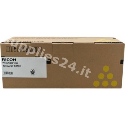 ORIGINAL Ricoh toner giallo 407639 406351 / SPC-310sy ~2500 PAGINE standard in vendita su tonersshop.it