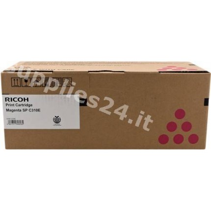 ORIGINAL Ricoh toner magenta 407640 406350 / SPC-310sm ~2500 PAGINE standard in vendita su tonersshop.it