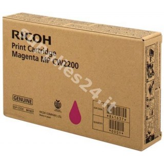 ORIGINAL Ricoh Cartuccia d'inchiostro magenta 841637 MP CW2200 100ml in vendita su tonersshop.it