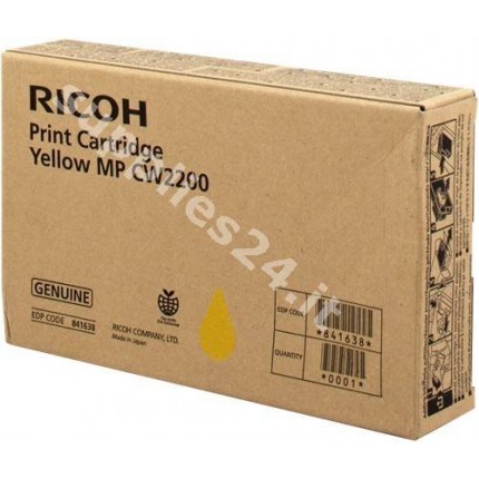 ORIGINAL Ricoh Cartuccia d'inchiostro giallo 841638 MP CW2200 100ml in vendita su tonersshop.it