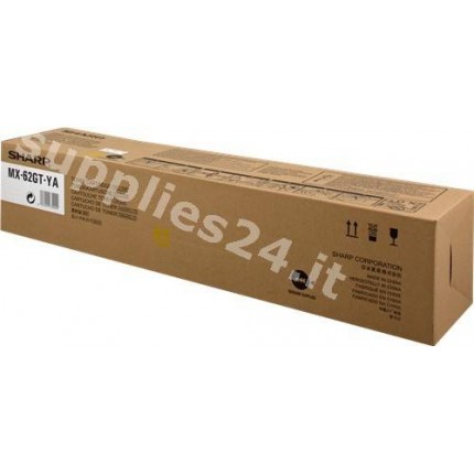 ORIGINAL Sharp toner giallo MX-62GTYA MX-62GTYB ~40000 PAGINE in vendita su tonersshop.it