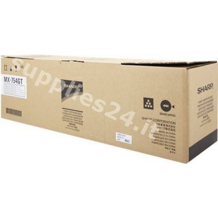 ORIGINAL Sharp toner nero MX-754GT ~83000 PAGINE in vendita su tonersshop.it