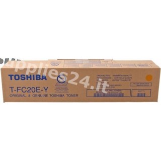 T-FC20EY Toner Toshiba E-Studio 2020C Giallo Originale in vendita su tonersshop.it