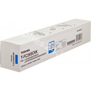 ORIGINAL Toshiba toner ciano T-FC26SC6K 6B000000557 ~6000 PAGINE alta capacit? in vendita su tonersshop.it