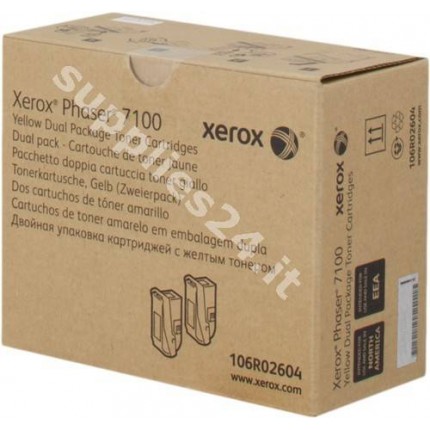 ORIGINAL Xerox toner giallo 106R02604 ~9000 PAGINE alta capacit? in vendita su tonersshop.it