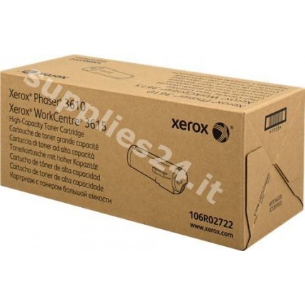 ORIGINAL Xerox toner nero 106R02722 ~14100 PAGINE alta capacit? in vendita su tonersshop.it