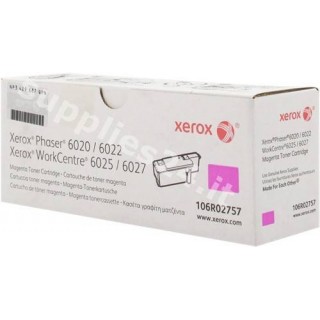 ORIGINAL Xerox toner magenta 106R02757 ~1000 PAGINE standard in vendita su tonersshop.it