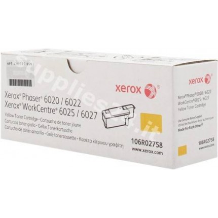 ORIGINAL Xerox toner giallo 106R02758 ~1000 PAGINE standard in vendita su tonersshop.it