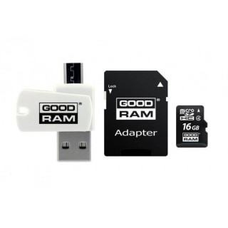 microSD 16GB CARD class 4 + adpter + card reader - blister in vendita su tonersshop.it