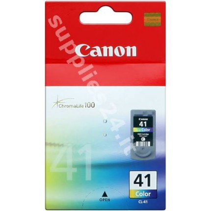 CL-41 Cartuccia Originale Canon Colore IP2200 IP2600 IP6210D IP6220D MP140 MP150 MP180 MP190 MP450 MP460 MX300 MX310 in vendi...