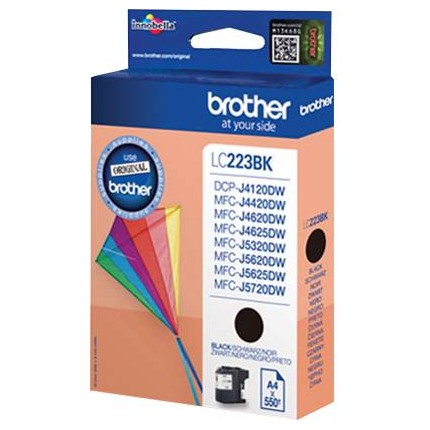 LC223BK Cartuccia Originale Brother DCP J4120 J4420 J4620 J5320 J5620 J5720 in vendita su tonersshop.it