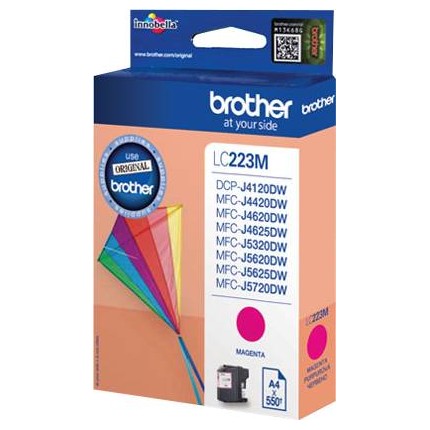 LC223M Cartuccia Originale Magenta Brother DCP J4120 J4420 J4620 J5320 J5620 J5720 in vendita su tonersshop.it