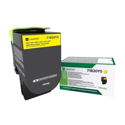 71B20Y0 Toner Originale Giallo Lexmark CX317 CX417 CX517 CS317 CS417 CS517 in vendita su tonersshop.it