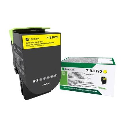 71B2HY0 Toner Originale Giallo Lexmark CX417 CX517 CS317 CS417 CS517 in vendita su tonersshop.it