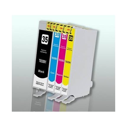 EPSON 35XL Kit 4 Cartucce Compatibili Per Epson WorkForce Pro WF-4720 WF-4725 WF-4730 WF-4735 WF-4740 in vendita su tonerssho...