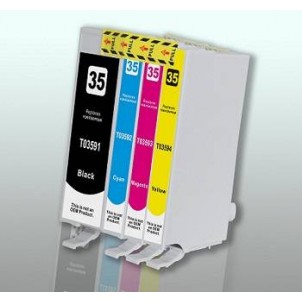 EPSON 35XL Kit 4 Cartucce Compatibili Per Epson WorkForce Pro WF-4720 WF-4725 WF-4730 WF-4735 WF-4740 in vendita su tonerssho...